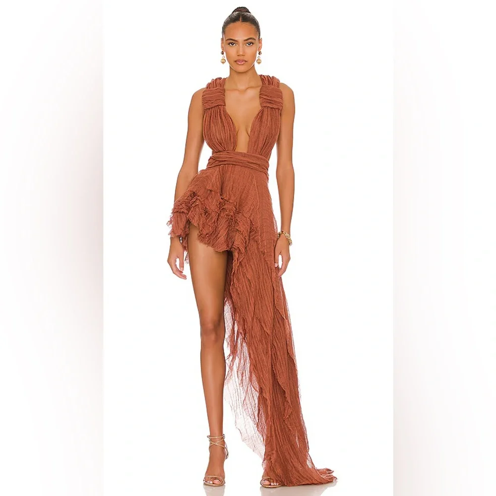 Bronx & Banco Tulum Dress in Copper 2/XS